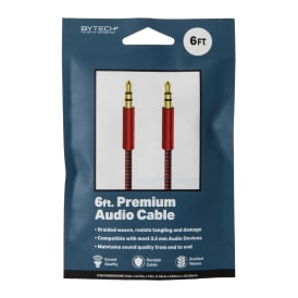 6ft Braided 3.5mm Audio Cable