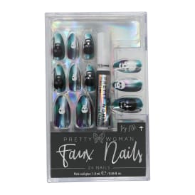 Halloween Faux Nails 24-Piece Set With Nail Glue