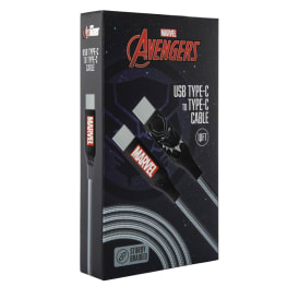 10ft Marvel USB-C Cable - Black Panther