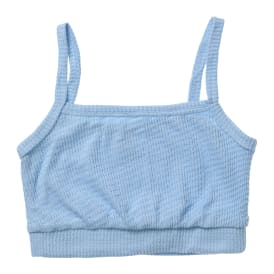 blue waffle bralette