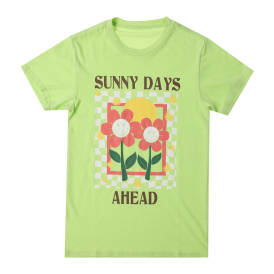 sunny Days Ahead' Floral Graphic Tee