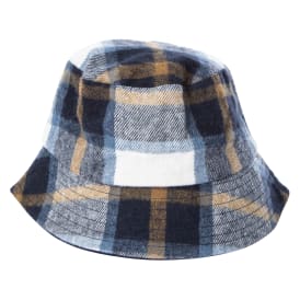 Reversible Plaid Bucket Hat