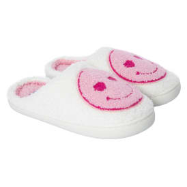 Ladies Happy Face Slippers