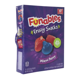 Funables™ Mixed Berry Fruity Snack Packs 10-Count