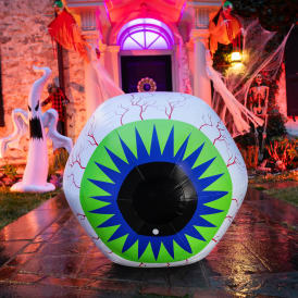 inflatable Eyeball Halloween Decoration 40in