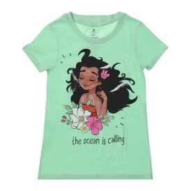 Juniors Moana 'The Ocean Is Calling' Graphic Tee