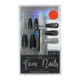 Halloween Faux Nails 24-Piece Set With Nail Glue