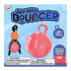 Sky High inflatable Bouncer Toy With Handle 21in