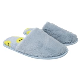 Ladies Fuzzy Scuff Slippers