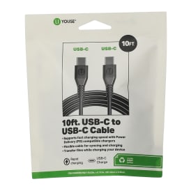 10ft USB-C To USB-C Cable