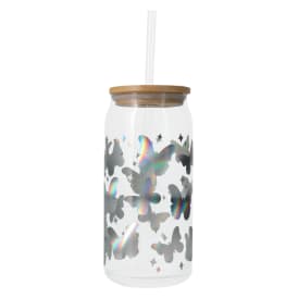 Glass Tumbler With Bamboo Lid 20oz