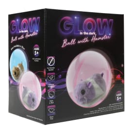 Glow In The Dark Rolling Ball Toy With Hamster