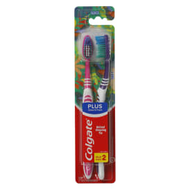 colgate® plus clean & fresh soft toothbrushes 2-count | Five Below