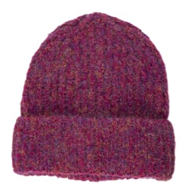 Brushed Rib Knit Beanie Hat
