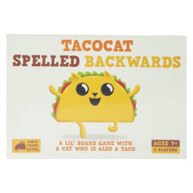 Tacocat Spelled Backwards Board Game