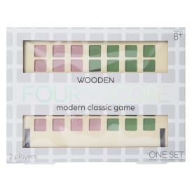Wooden Four To Score Modern Classic Game