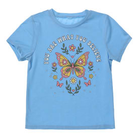 'You Are What You Believe' Butterfly Graphic Tee