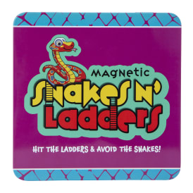 Travel Size Magnetic Snakes N' Ladders Game