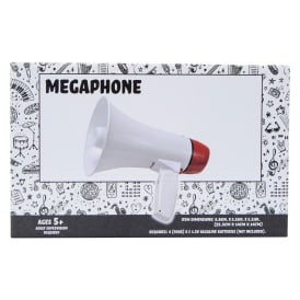 Megaphone 8.86in x 5.51in