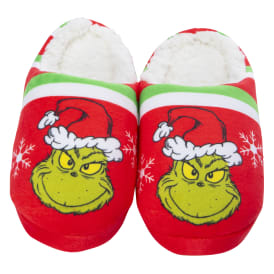 ladies seuss® the grinch™ slippers Five Below