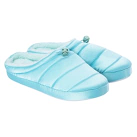 Ladies Quilted Puffer Slippers