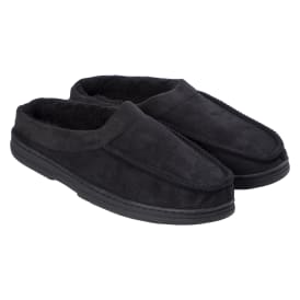 Mens Faux Suede Slippers