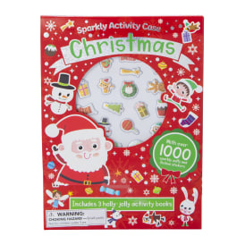 Sparkly Christmas Activity Case With Over 1000 Stickers