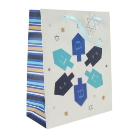 Large Hanukkah Gift Bag 12.75in x 10.25in