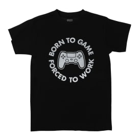 'Born To Game, Forced To Work' Graphic Tee