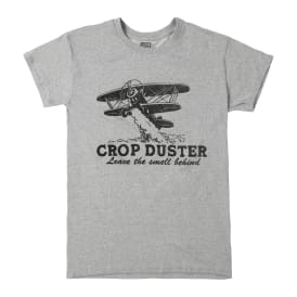 Crop Duster Airplane Graphic Tee