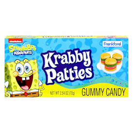 Spongebob Squarepants™ Gummy Krabby Patties Movie Theater Box Candy