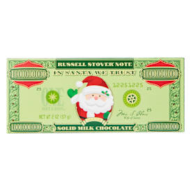 Russel Stover® One Billion Dollar Santa Claus Chocolate Bar