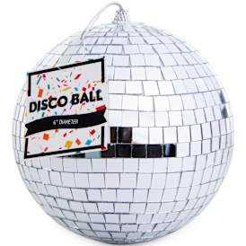 Funky Mirror Disco Ball 6in