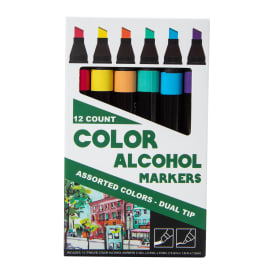 Alcohol Ink Markers 12-Count - Assorted Colors