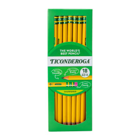 Ticonderoga® #2 Pencils HB Sharpened 18-Count