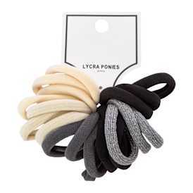 20-Piece Lycra Ponytail Holders