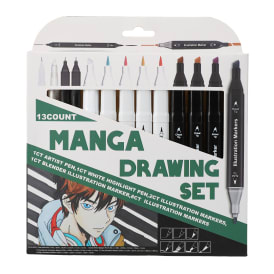 Manga Drawing Set 13-Piece