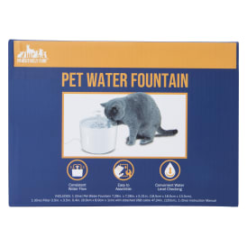 Pet Water Fountain 7.28in x 5.31in