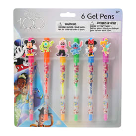 人気メーカー・ブランド 100 Disney Gel Below Five | Set 6-Piece Pens ヴァイスシュヴァルツ