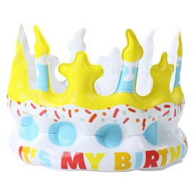 Inflatable Birthday Crown 7.87in x 6.30in