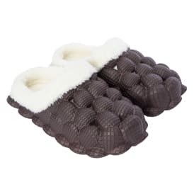 Fur Lined Bubble Clogs