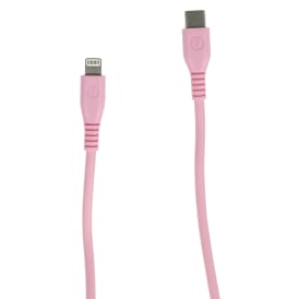 6ft 8-Pin To USB-C Charging Cable - Pink