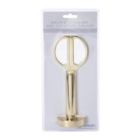 Golden Scissors And Holder