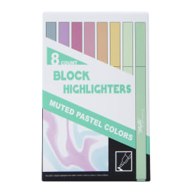 Block Highlighters 8-Count