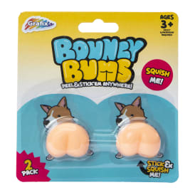 Bouncy Bums Peel & Stick Squishies 2-Pack