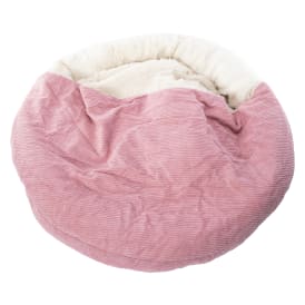 Corduroy Canopy Round Pet Bed 30in