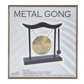 Metal Gong 6.29in x 1.92in