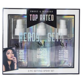 新品未開封 Smoke&Mirrors Deluxe Box Set ③ Smoke & Mirrors Setting Spray 3-Piece Set | Five Below
