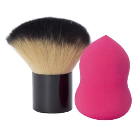 Gina Beauty™ Kabuki Brush & Sponge Kit