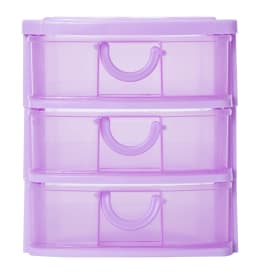 Stackable 3-Drawer Mini Organizer 7.5in X 6.25in
